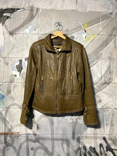 Load image into Gallery viewer, Marc New York Olive Lambskin Jacket
