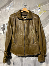 Load image into Gallery viewer, Marc New York Olive Lambskin Jacket
