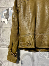 Load image into Gallery viewer, Marc New York Olive Lambskin Jacket
