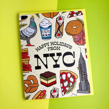 Load image into Gallery viewer, Happy Holidays from New York Card: Single card
