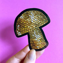 Load image into Gallery viewer, Disco Mushroom Glitter Sticker
