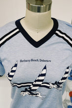 Load image into Gallery viewer, Sailing V-neck Ringer Tee
