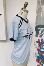 Load image into Gallery viewer, Sailing V-neck Ringer Tee
