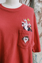 Load image into Gallery viewer, Looney Tunes Pocket Tee Polo Material
