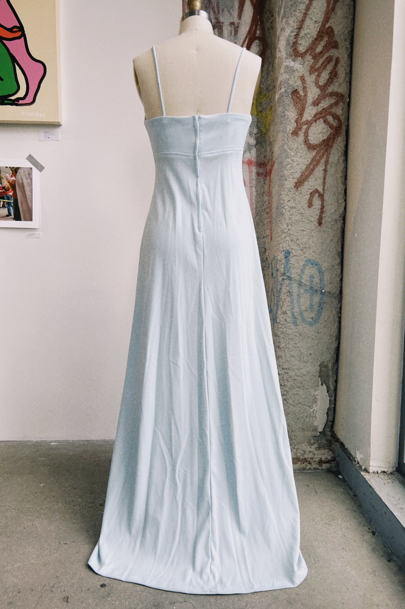 70s Maxi Dress w/ Brooch 70s Maxi Dress w/ Brooch