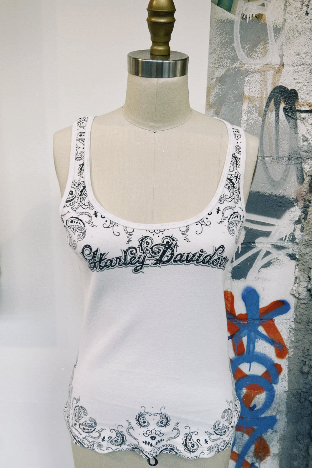 HD Paisley Rhinestone Tank