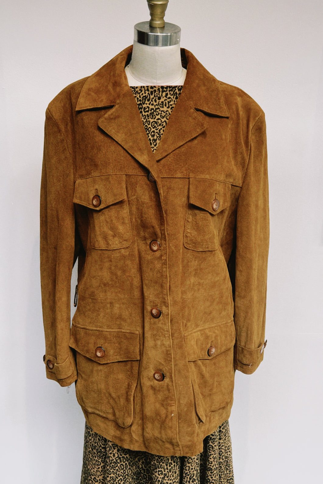 90s Virginia Slims Suede Jacket
