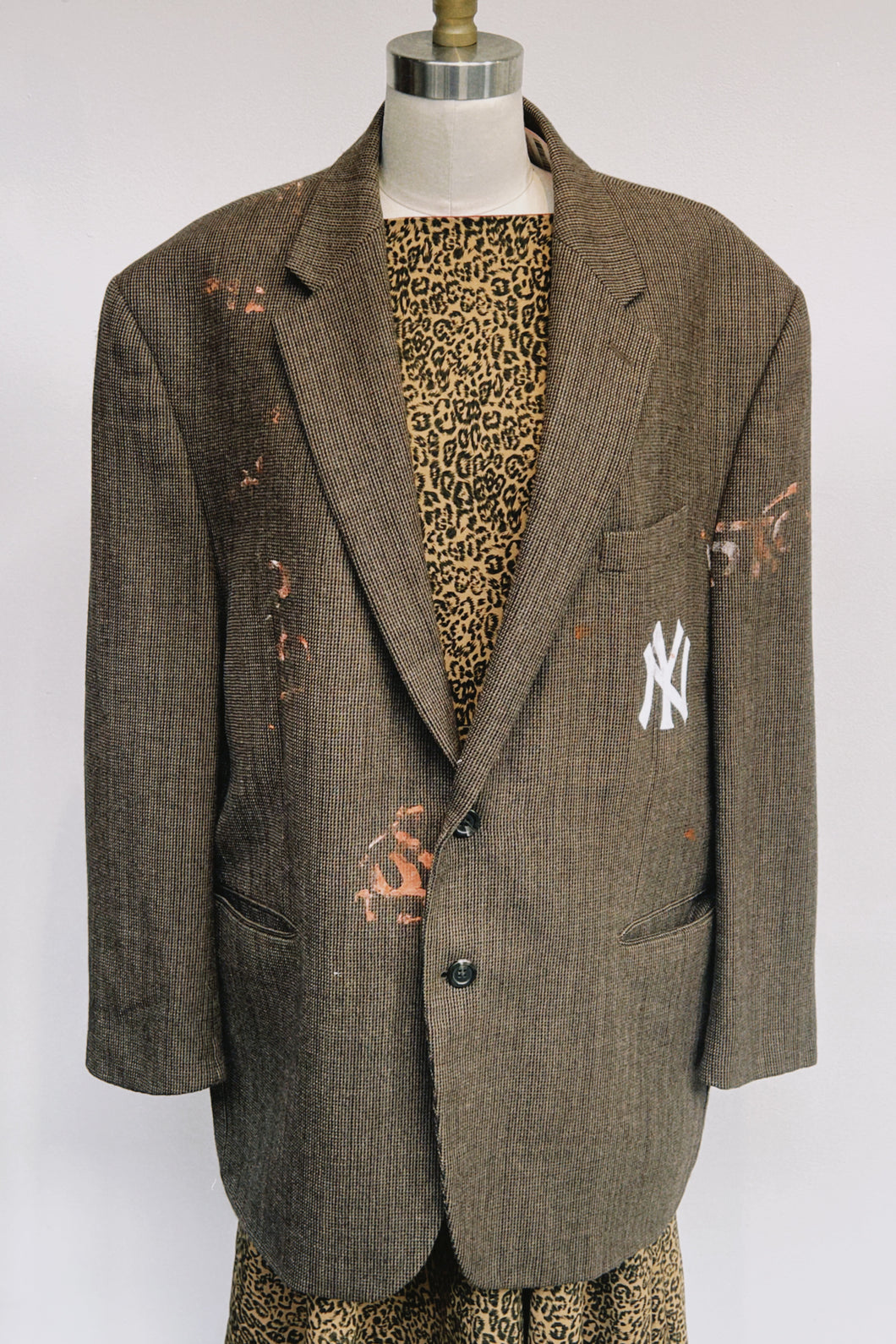 Up-cycled NY Brown Blazer by SADBSH