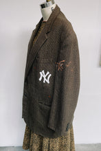 Load image into Gallery viewer, Up-cycled NY Brown Blazer by SADBSH
