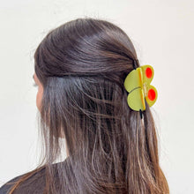Load image into Gallery viewer, Large Olive Hair Claw Clip

