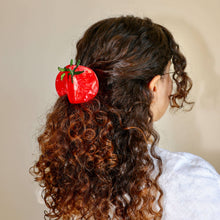 Load image into Gallery viewer, Midi Tomato Hair Claw Clip
