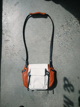 Load image into Gallery viewer, Joelle Hawkins Black &amp; Red Leather Bag
