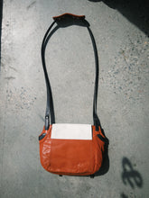 Load image into Gallery viewer, Joelle Hawkins Black &amp; Red Leather Bag
