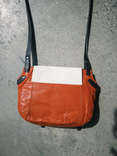 Load image into Gallery viewer, Joelle Hawkins Black &amp; Red Leather Bag
