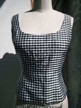 Load image into Gallery viewer, Checkered Silk Tank
