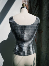 Load image into Gallery viewer, Checkered Silk Tank
