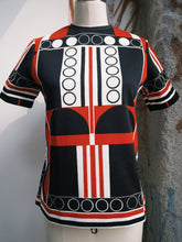 Load image into Gallery viewer, 70s Vintage Art Deco Print Top
