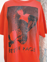 Load image into Gallery viewer, 90s Vintage Mosquito Head Bettie Page Velvet Tee
