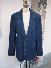 Load image into Gallery viewer, Men Western Denim Blazer
