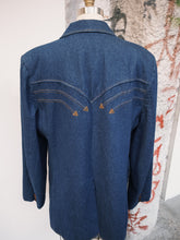 Load image into Gallery viewer, Men Western Denim Blazer
