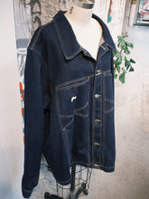 Load image into Gallery viewer, Dark Washed Denim Jacket
