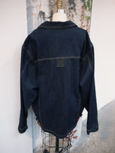 Load image into Gallery viewer, Dark Washed Denim Jacket
