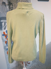 Load image into Gallery viewer, Light Green Turtleneck Sweater
