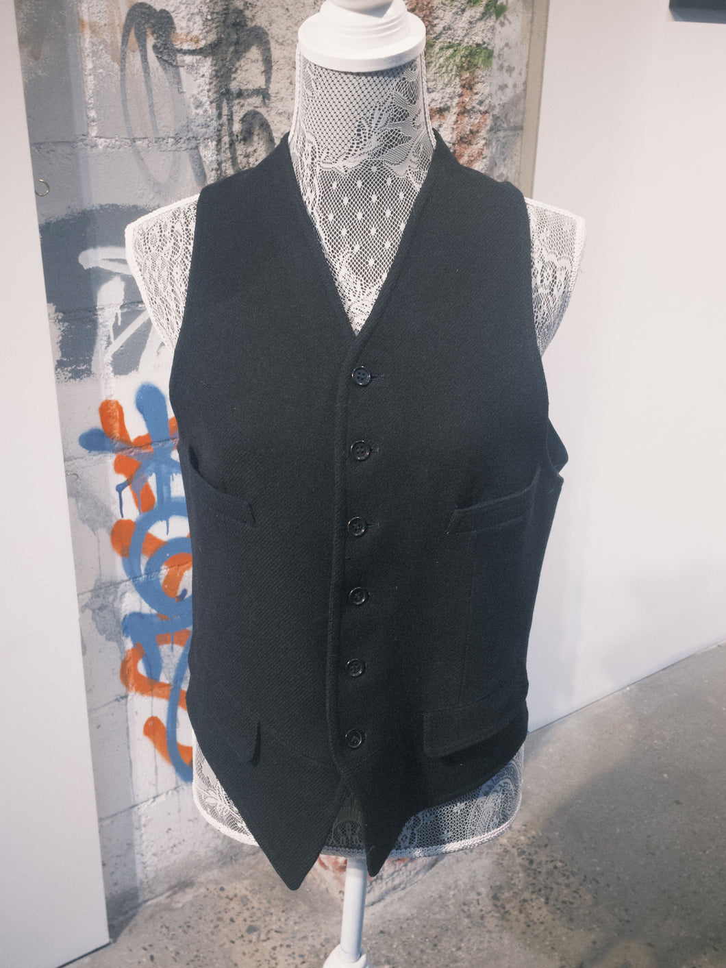 Vintage Armani Wool Vest