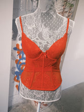 Load image into Gallery viewer, Red Lacey Corset
