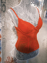 Load image into Gallery viewer, Red Lacey Corset
