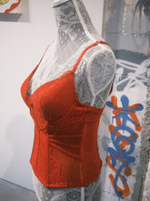 Load image into Gallery viewer, Red Lacey Corset
