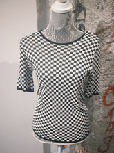 Load image into Gallery viewer, Checkered Knit T-shirt
